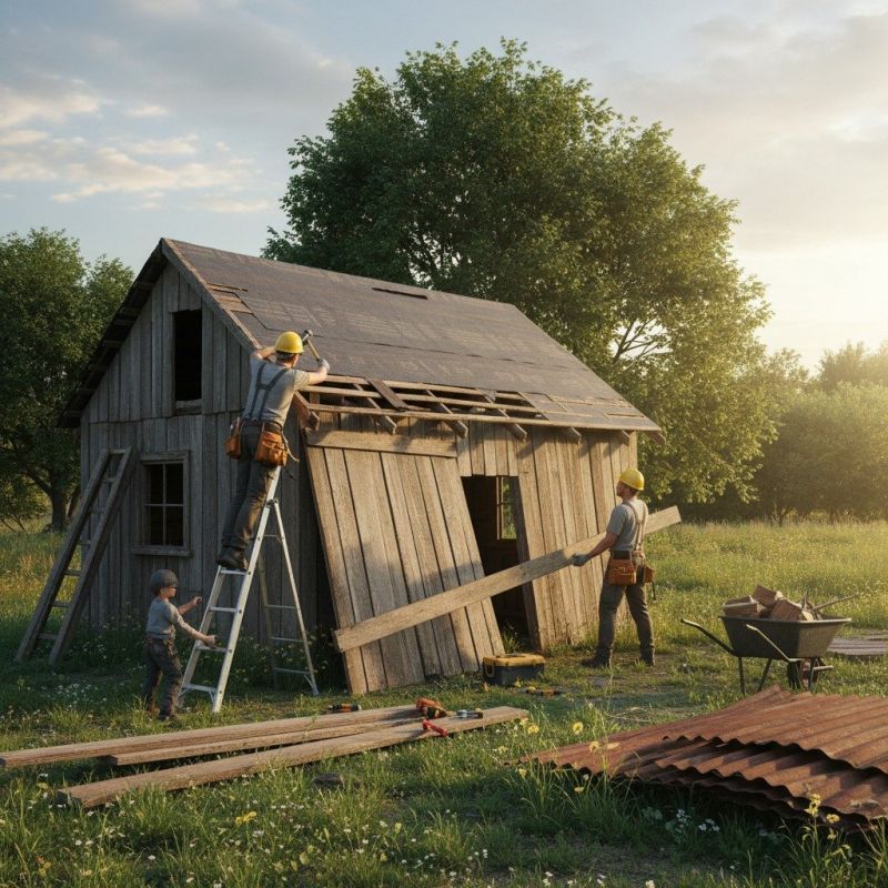 Barn Structural Repair in Olathe, KS