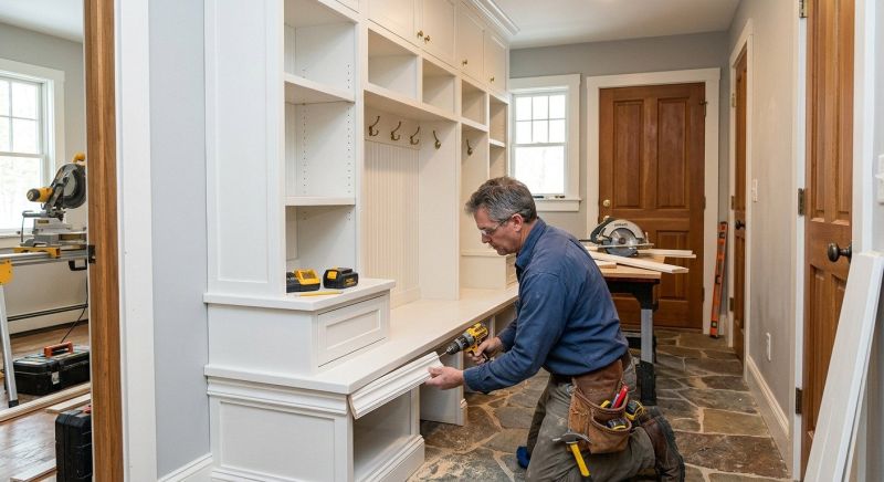 Builtin Cabinets Installation in Alexandria, VA